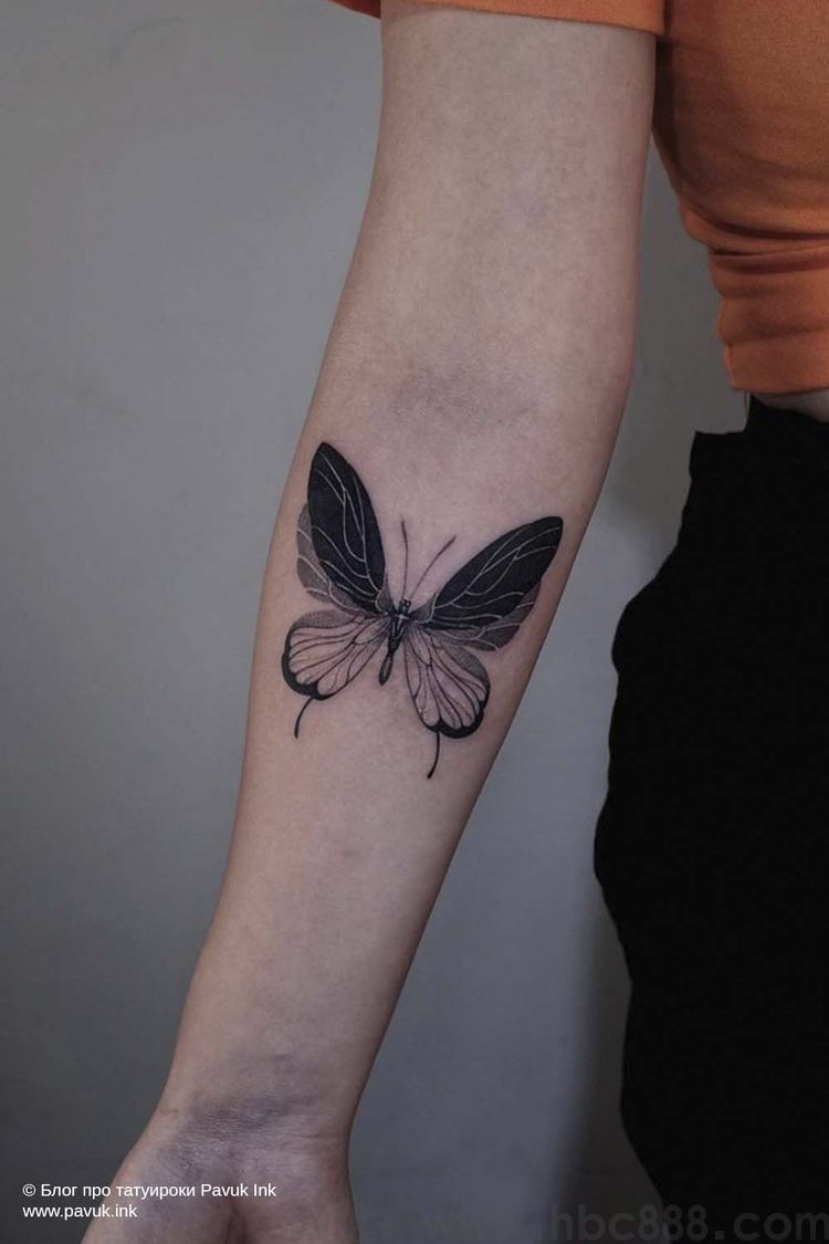 乌鲁木齐蝴蝶纹身